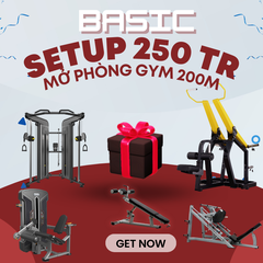 SETUP GYM BASIC 200-300m2
