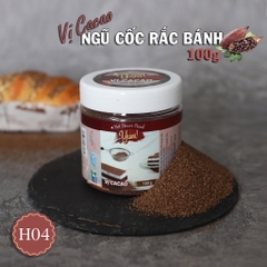 Bột Rắc Bánh Yum Vị Cacao Trang Trí Bánh Sinh Nhật - 100g - H04