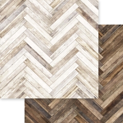 Giấy scrapbook - LEATHER AND WOOD TEXTURE - Hickory