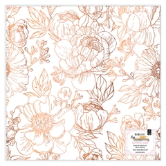 Giấy scrapbook - BEAUTIFUL THINGS - Copper Foil Accents