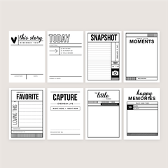 Journaling cards - Documenting