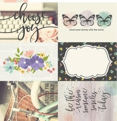 Giấy scrapbook - CHOOSE JOY