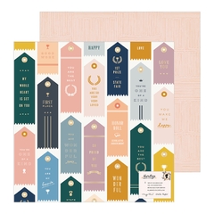 Giấy scrapbook -  HERITAGE - Trophies with Gold Foil Accents