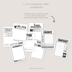 Journaling cards - Documenting