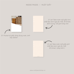 Sổ còng Taupe A5
