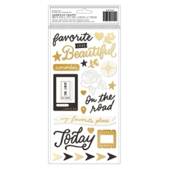 Sticker - Wander - Gold Foil Thicker