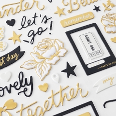 Sticker - Wander - Gold Foil Thicker