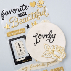 Sticker - Wander - Gold Foil Thicker