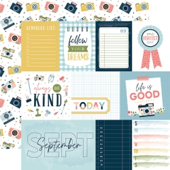 Giấy scrapbook - Echo Park - DAY IN LIFE - September