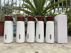bình giữ nhiệt nắp gỗ