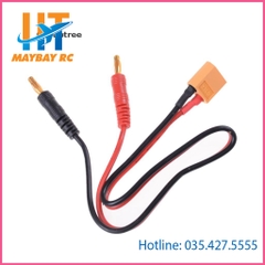 Dây Cáp Sạc Pin Lipo XT90 4mm Dây  Silicon Awg 14