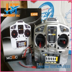 Combo Tay Điều Khiển MC6C + RX MC7RE + Pin Lipo
