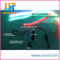 Bộ điều khiển Led 3s bật, tắt khiển nhập nháy thông qua rx