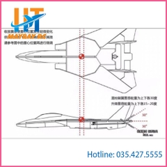 KIT Máy Bay F14 Tomcat flat sải 57-82cm bao đập