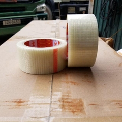 Băng Dính Sợi Thủy Tinh Caro Kích Thước 5cm, 4cm, 3cm, 2cm x20m.
