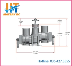 {HÀNG ORDER} Động Cơ RCGF Stinger 30CC Twin Chính Hãng 2 Xi-Lanh