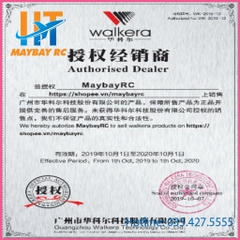Bộ thu tín hiệu 10CH RX1002 hỗ trợ hai chiều / tương thích DEVO6S 7 8S 10 12S