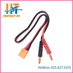 Dây Cáp Sạc Pin Lipo XT90 4mm Dây  Silicon Awg 14