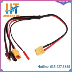 Dây Cáp Sạc Pin Lipo 4mm Xt60