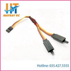 Dây nối dài servo chữ Y dài 15, 30 cm có móc chống tụt phụ kiện máy bây điều khiển