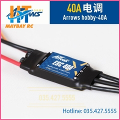 ESC Không Chổi Than Arrows hobby 40A 2s- 4s XT60.