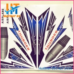 Decal trang trí cho máy bay mô hình