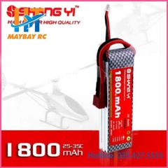 Pin Lipo ShangYi 3s,4s 1800mAh 45C - xt60