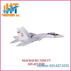 KIT máy bay mô hình SU35 EPO sải 75cm (màu trắng + decal)