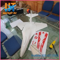 Kit Máy Bay Mô Hình thủy phi cơ sải 65cm xôp epo siêu bền