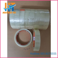 Băng Dính Sợi Thủy Tinh Caro Kích Thước 2, 3, 4cm x10m.
