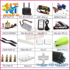 Combo Su27 ráp sẵn cho người tập chơi, (có mạch cân bằng)