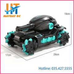 Xe Tăng Điều Khiển Từ Xa Bằng Cảm Biến Đeo Tay Và Remote 2.4Ghz Tank Fight, Xoay 360 Độ, Bắn Đạn Nước