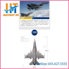 Máy bay điều khiển từ xa F16 V2 FMS EDF 64mm