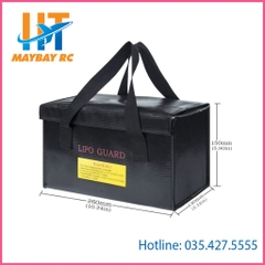 Túi đựng pin Lipo an toàn chống cháy nổ - Kích thước 260*130*150mm