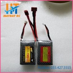 pin máy bay mô hình 3s 1500 25C chất lượng tốt thích hợp su27, f22