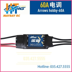 ESC Không Chổi Than Arrows hobby 60A 2s- 6s XT60.