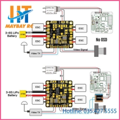 Mạch PDB Matek MINI Chia Nguồn output 5V,12V maybayrc