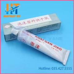 Keo dán xôp epp, kt, epo hộp 40ml ( loại keo theo KIT keo trắng, dán nhanh khô và chắc)