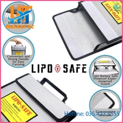Túi Đựng Pin Lipo Chống Cháy Chịu Nhiệt 240x180 X 65mm