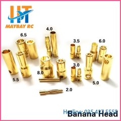 Jack chuối các loại 2.0- 8.0mm cho máy bay, tàu xe...