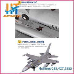 Máy bay điều khiển từ xa F16 V2 FMS EDF 64mm