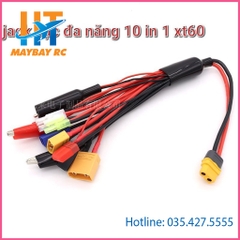 Bộ Jack đa năng 10 in 1 cho các loại sạc pin
