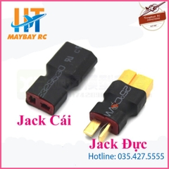 Jack chuyển đổi Pin XT-chữ T, Jack chuyển ESC XT-chữ T