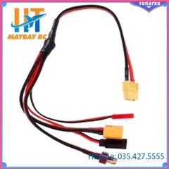 Dây Cáp Sạc Pin Lipo 4mm Xt60