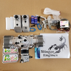 {HÀNG ORDER} Động Cơ RCGF Stinger 70CC Twin Chính Hãng 2 Xi-Lanh
