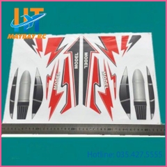 Decal trang trí máy bay Su27 maybayrc