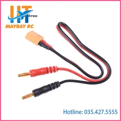Dây Cáp Sạc Pin Lipo Xt60 4mm dây silicon awg 14