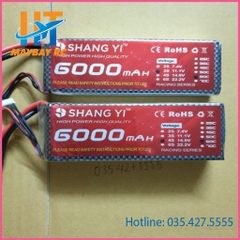 Pin Lipo SangYi 3s, 4s 6000mAh 60C thích hợp cho tàu, xe..