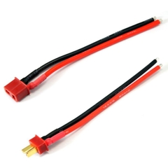 Jack nguồn jack chữ T đực , cái dây Awg 14