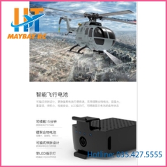 Máy Bay Trực Thăng C186 Scale BO105 4CH 6 Axis Gyroscope 2.4G RC Helicopter RTF